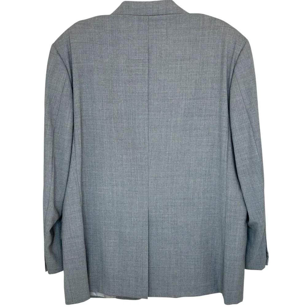 Hickey Freeman Blazer 42R Gray Wool Sharkskin 2 Button Canterbury Suit‎ Jacket